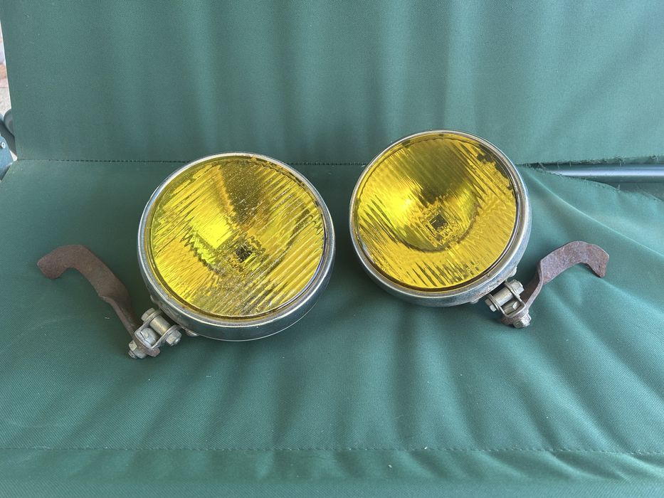 Farois longo alcance amarelos vintage