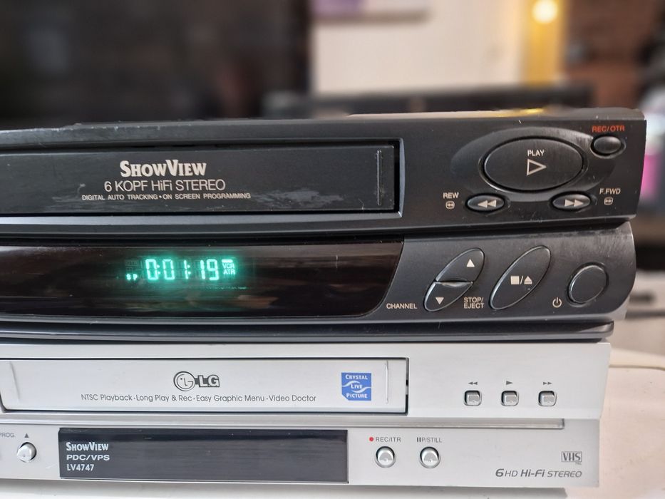 Magnetowid VHS  Lifetec LT 8910-stereo, 6 głowic