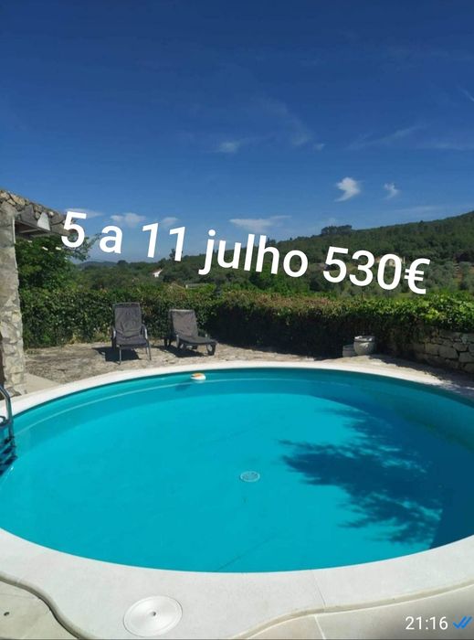 A Casa do Moinho  disponível 5 a 11 de julho. 530 €  Ferreira do Zêzere