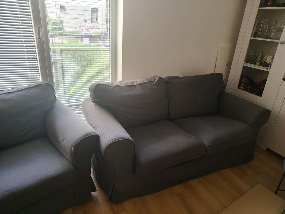 Ektrop sofa + fotel+ pokrowiec