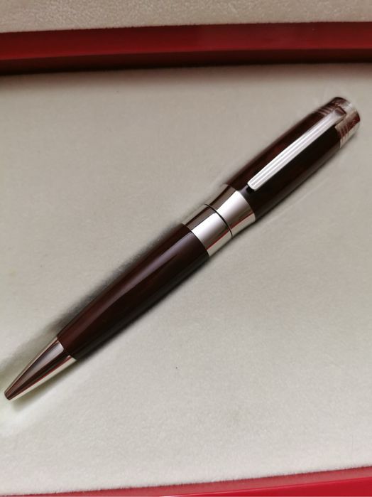 Caneta esferografica Montegrappa edição lda Stradivari (Resina Marrom)