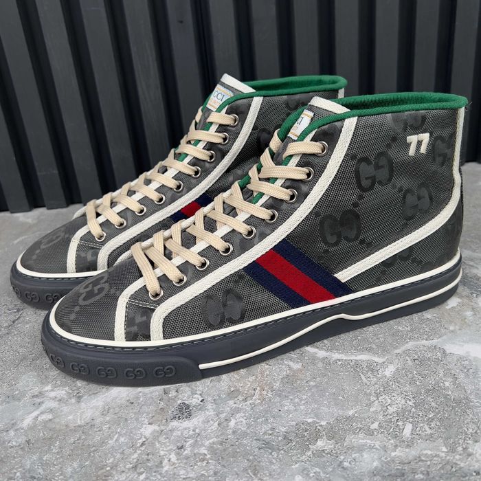 GUCCI Tennis 1977 Maxi GG Signature Sneakers Чоловічі високі кросівки оригінал 42.5 EUR