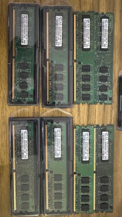 Lote de Memórias RAM (DDR2/DDR3/DDR4) + Processadores Intel e AMD