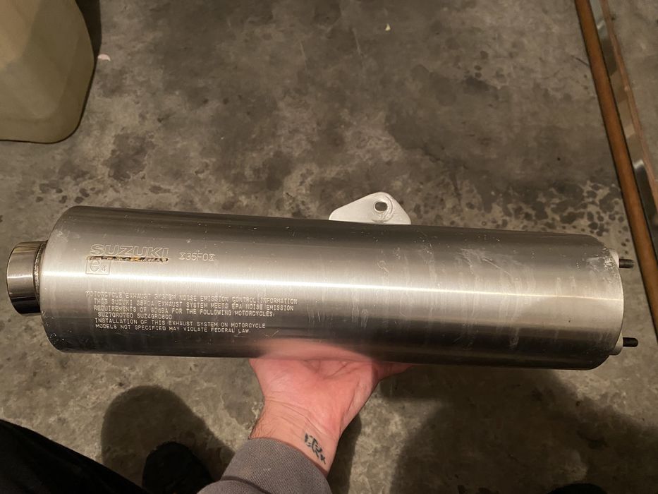 Panela de escape original Suzuki GSXR 600