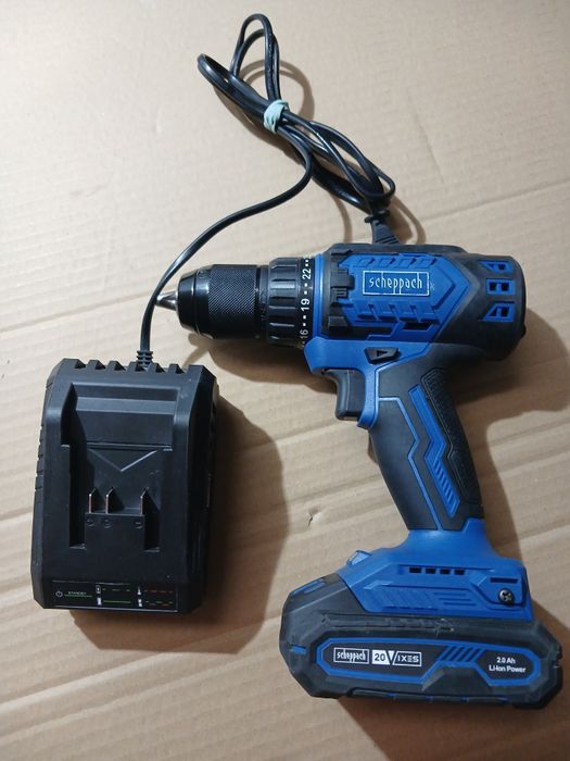 Kit aparafusadora scheppach 20v