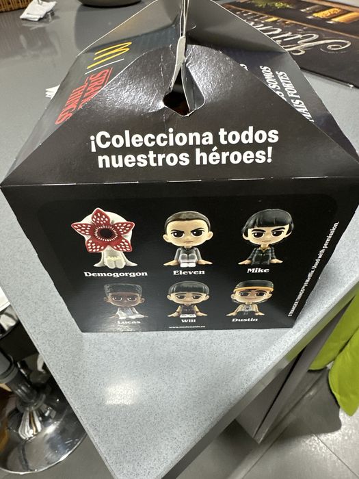 Bonecos Stranger Things do Mcdonalds