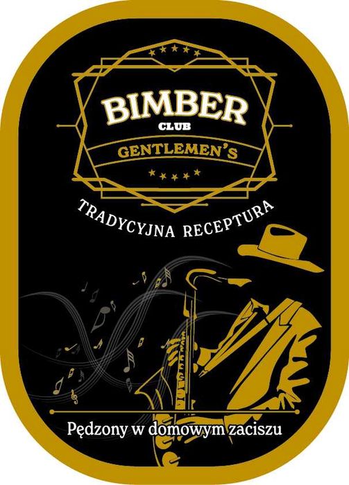 NOWE etykiety samoprzylepne Bimber Domowy Samogonka na butelki Wesele