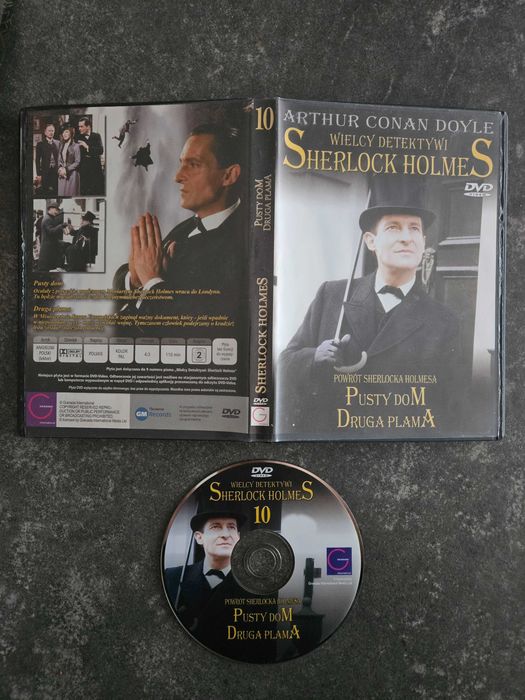 Sherlock Holmes 10 DVD serial Wielcy Detektywi Jeremy Brett PL