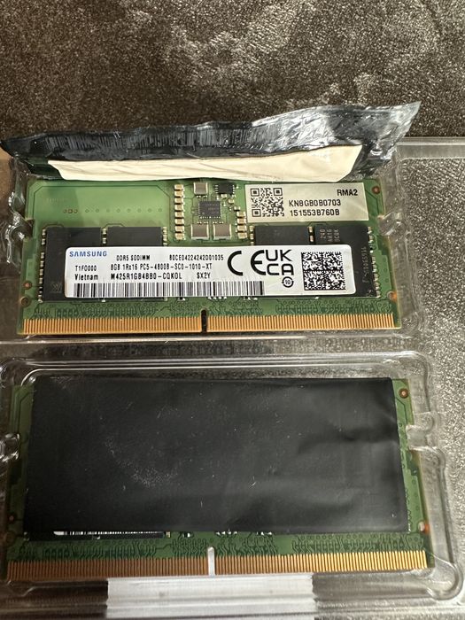 SAMSUNG DDR5 UDIMM 8GB 4800MHz 2枚セット ddr5 8gb 4800 - купити комплектуючі для ПК - Ціна на OLX.ua