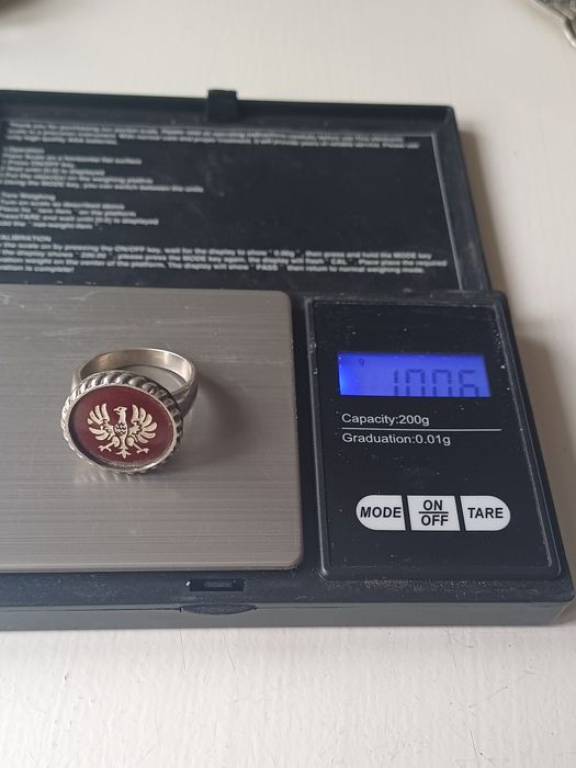 Stary Sygnet patryjotyczny srebro