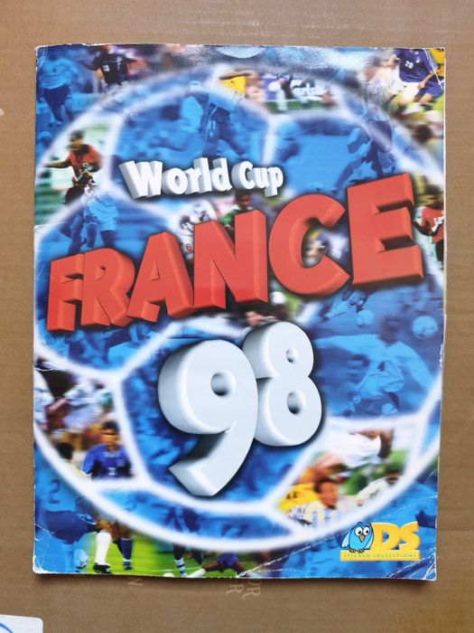 Álbum de cromos Mundial França 98 com cromos