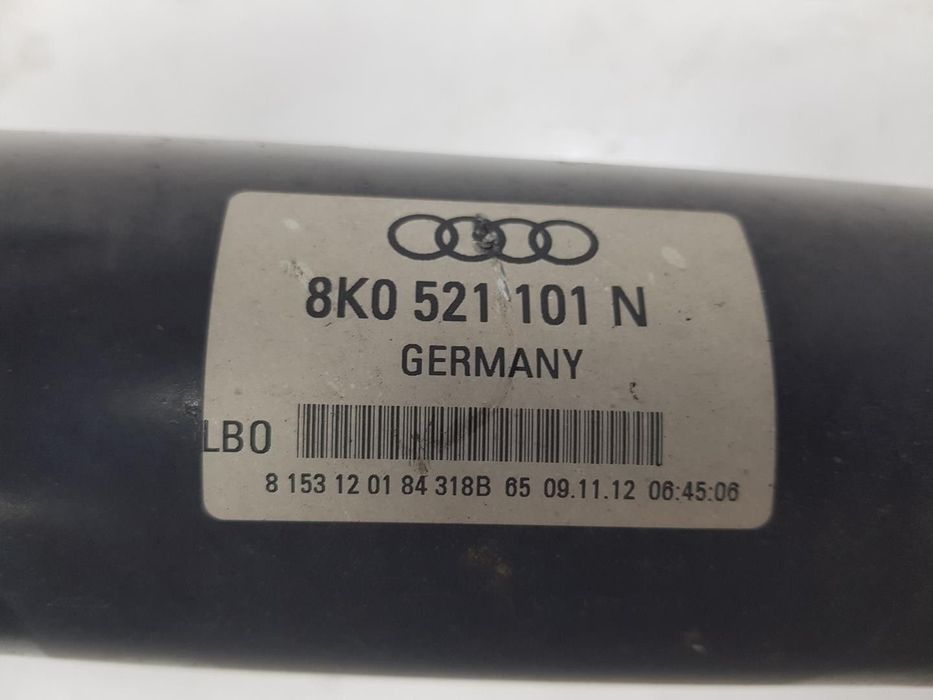 TRANSMISSÃO CENTRAL AUDI A4 ALLROAD 2013 -8K0521101N