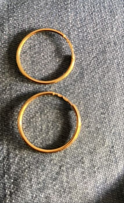 Argolas ouro 19.2kt, ouro português