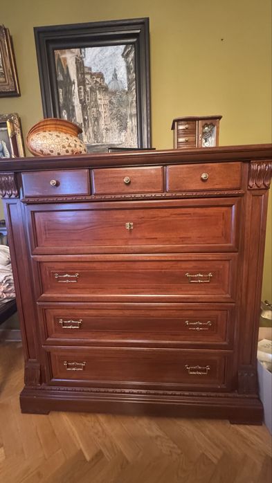 Stylowa drewniana komoda - klasyczna stan bardzo dobry
