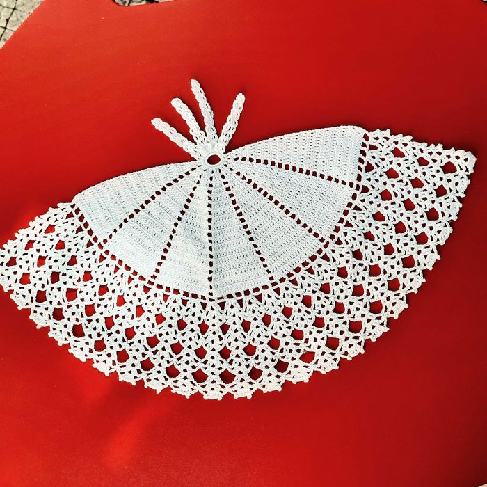 Сonjunto de guardanapos de crochê feitos à mão