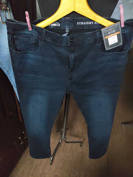 Джинсы Next jeans United Kingdom w40 stretch navy.