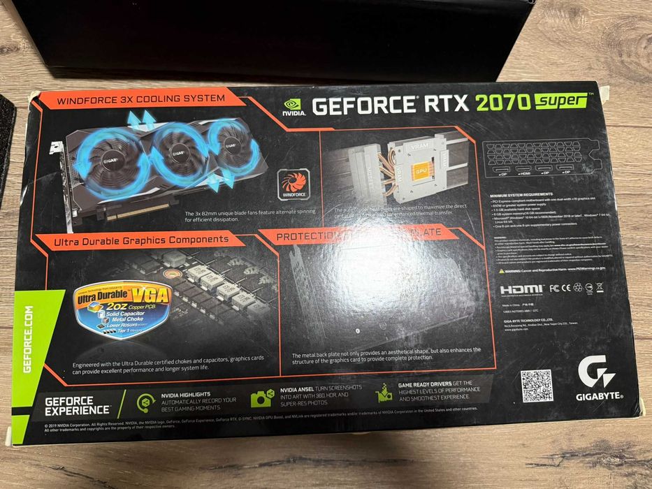 Відеокарта Gigabyte GeForce RTX 2070 Super