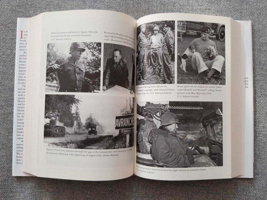 Livro "Patton, Montgomery, Rommel - Masters of War" de Terry Brighton