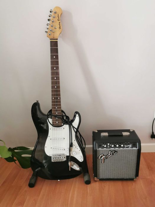 Guitarra elétrica + amplificador