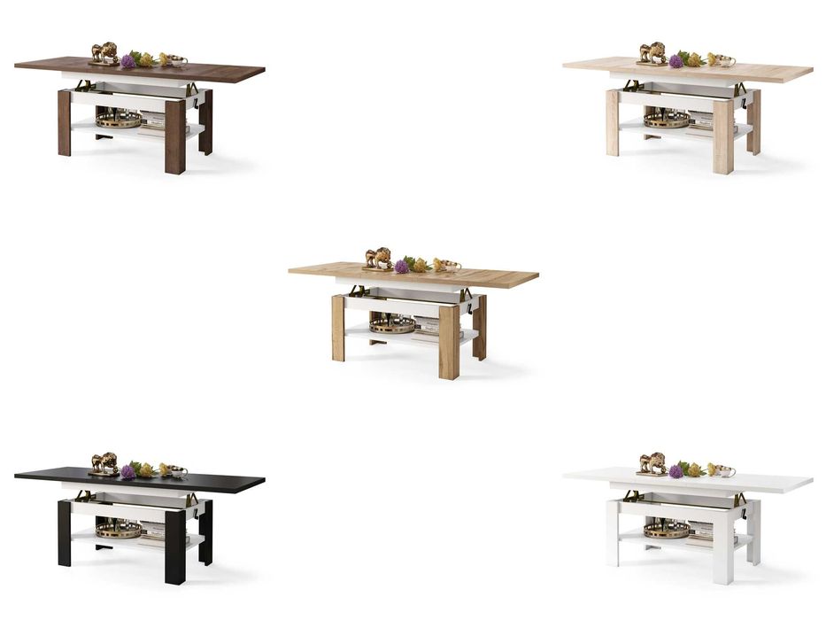 RIO różne kolory ŁAWA ROZKŁADANA STÓŁ ŁAWOSTÓŁ z półką Mazzoni