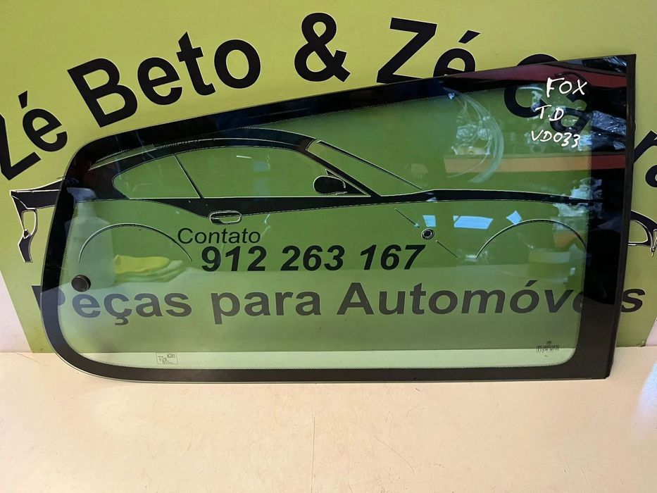 Vw Fox - VIDRO TRAS LATERAL - VD033