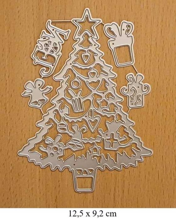 Scrapbooking - wykrojnik choinka