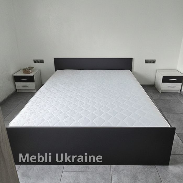 Двуспальная кровать + матрас в наличии на складе в Днепре! Быстрая доставка, выгодные цены и гарантия качества. Выбирайте комфортный сон уже сегодня!