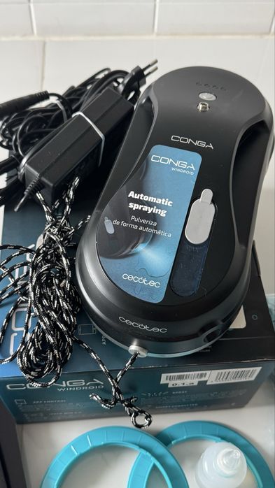 Aspirador limpa vidros 3 em 1 Conga Windroid 890