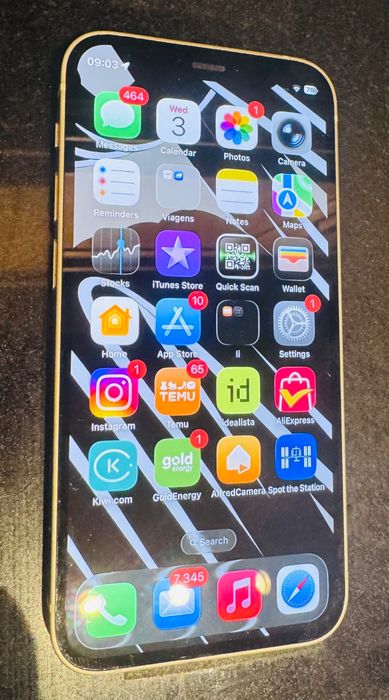 iPhone 12 mini ecrã usado sempre com protetor