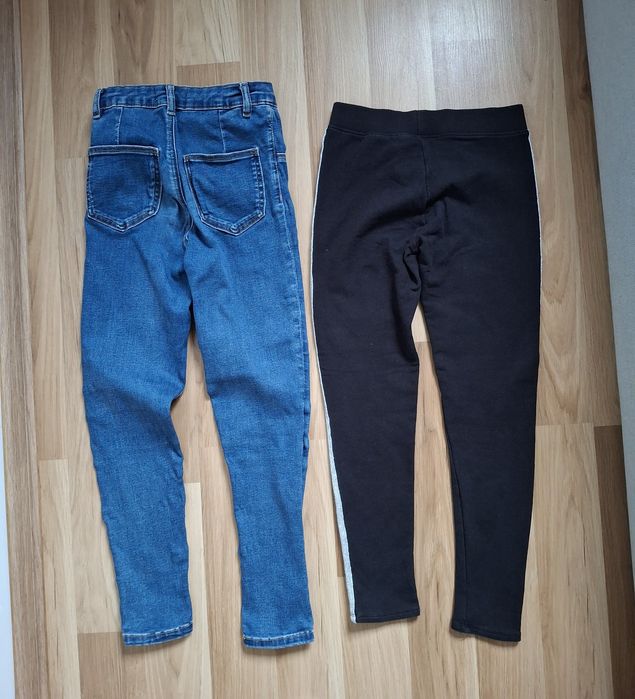 146 jeansy Zara i leginsy H&M