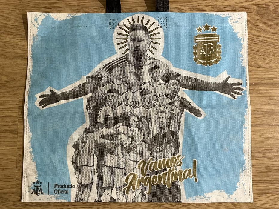 Saco Argentina Campeã - Pano reutilizavel, Edição Limitada