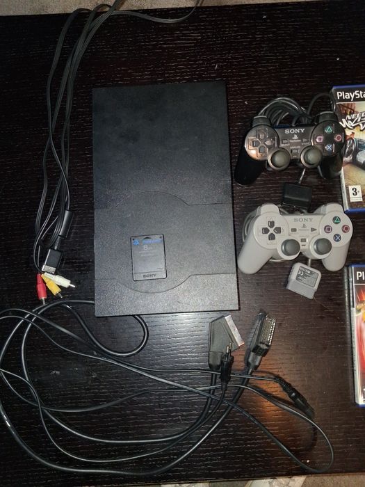 Playstation 2 fat com jogos