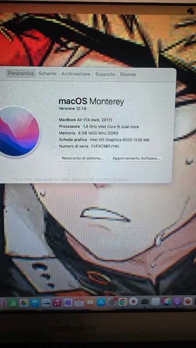 MacBook Air 13'' 2017 - i5, 8GB RAM