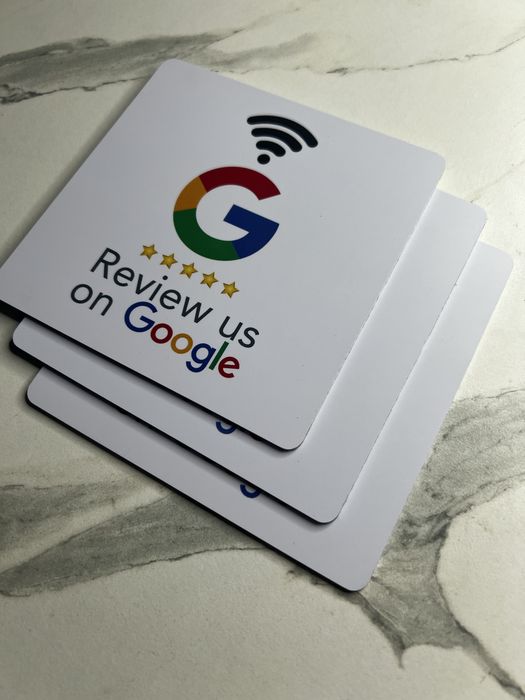 NFC картка для відгуків Google Reviews