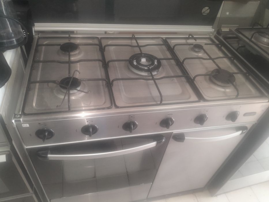 Fogao porta bilhas inox  170€