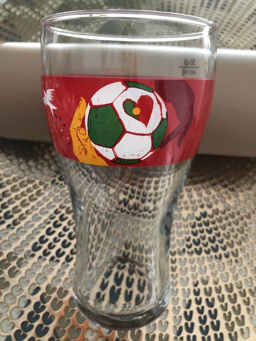 Copo de vidro Coca Cola