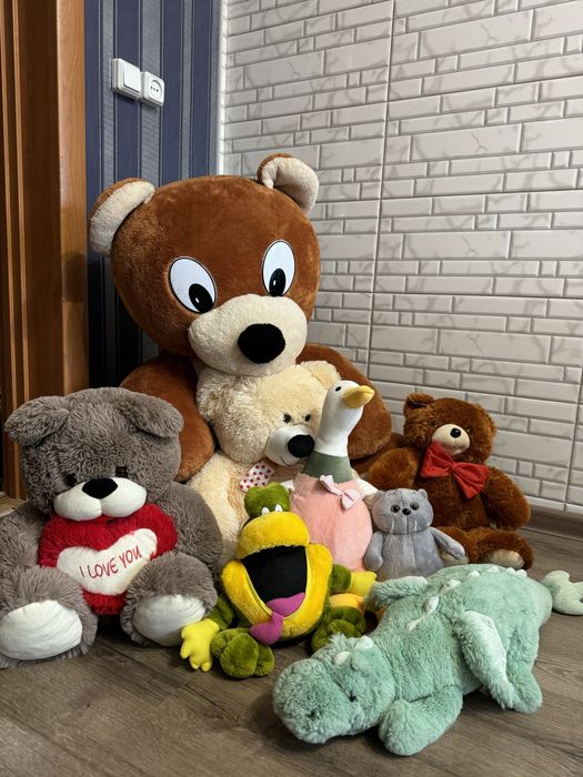 Мʼякі іграшки дитячі