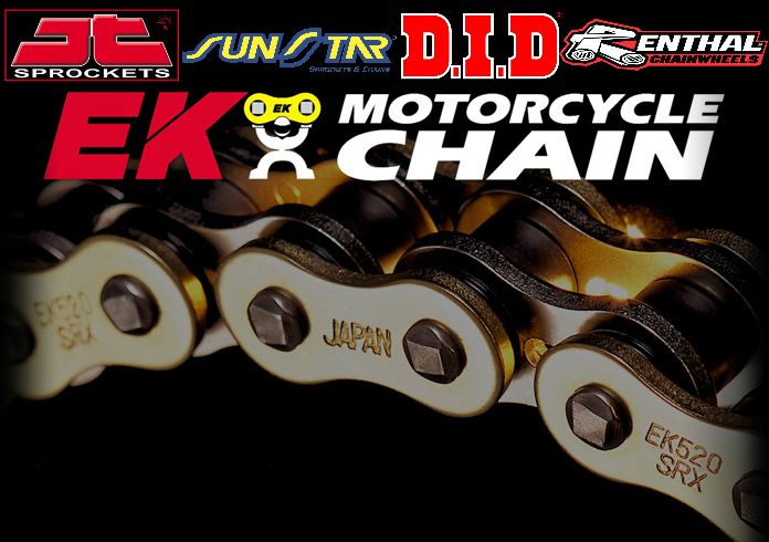 НОВЫЕ Мото цепи DID/EK/JT/SUNSTAR/RENTHAL Мотоцепи(ЦЕПЬ для мотоцикла)