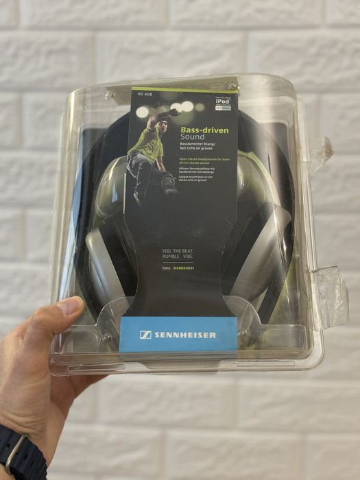 Наушники Sennheiser HD408 Black/Silver абсолютно новые, Оригинальные