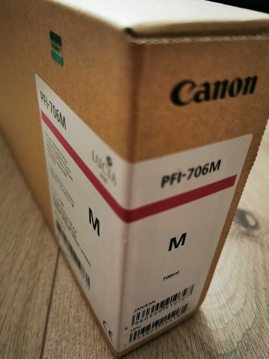Originalny tusz Canon PFI-706M, kolor: magenta, 700ml -nowy
