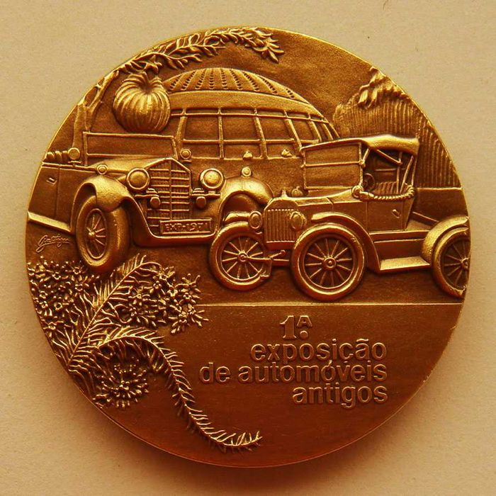Medalha Bronze 1 Exposiçao de Automoveis Antigos