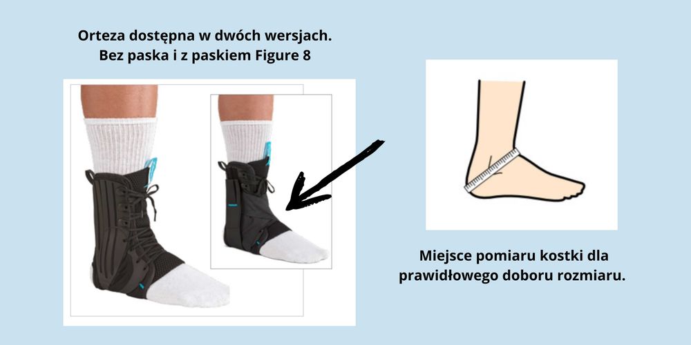 POWYSTAWOWY /Orteza stabilizująca staw skokowy, z taśmą ÖSSUR FORM FIT ANKLE BRACE ROZM. L