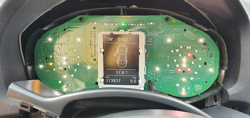 NAPRAWA licznika FIS podświetlenia LED Audi VW Skoda Opel Ford Convers