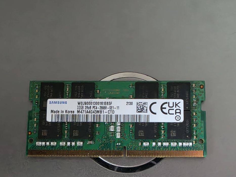 Memória RAM Samsung DDR4 M471 32Gb 2666v so-dimm