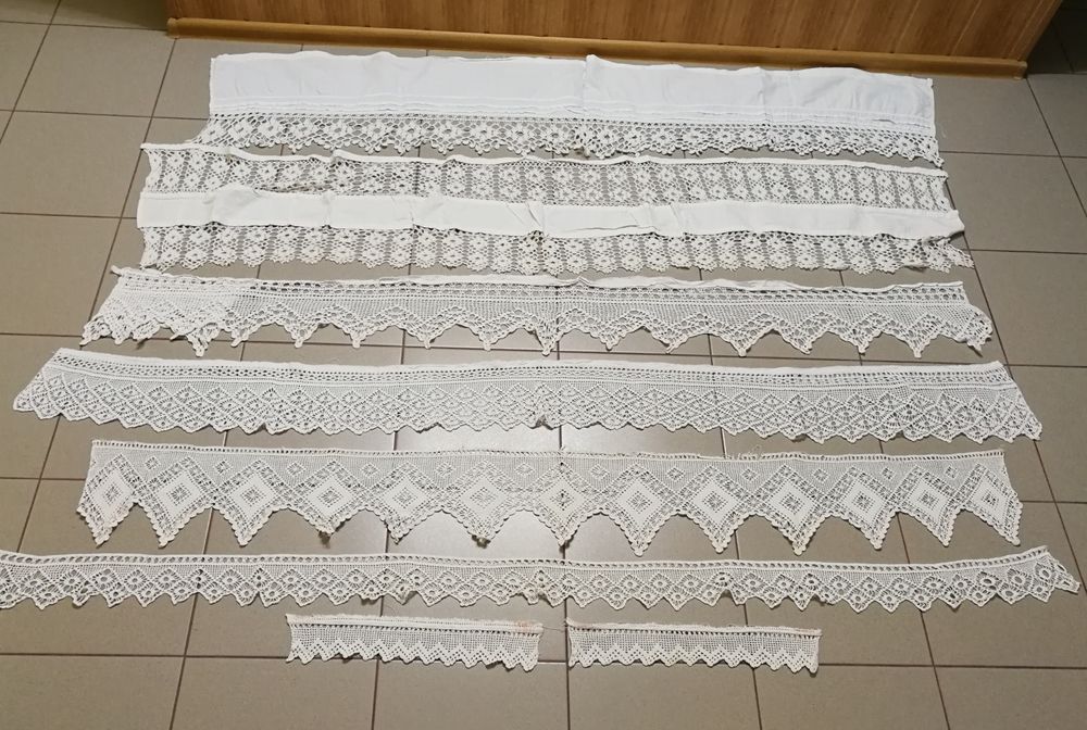 Кружево ручной работы хлопок филейная прошва шитье