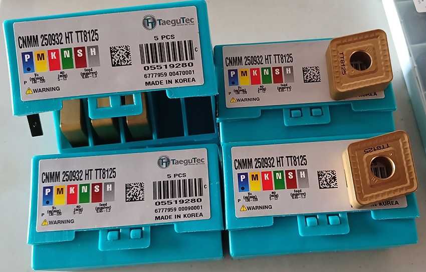 Taegutec CNMM190612 Sandvik SNMG190612. CNMM250932