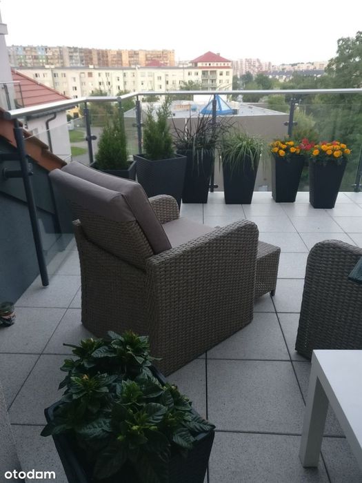 Komfortowe 2 pokoje z dużym tarasem | Ostatnie piętro | Bezpośrednio - Więcej