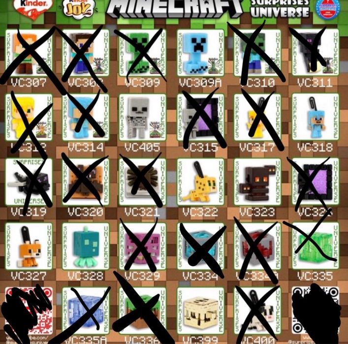 Киндер джой майнкрафт