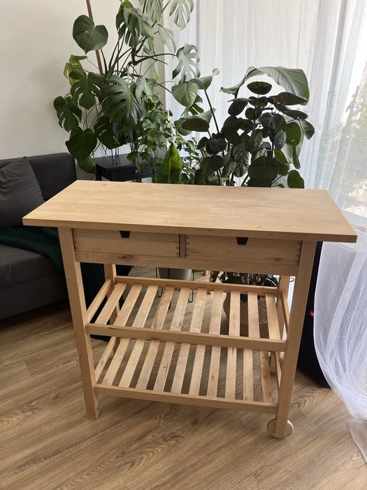 Ikea kuchnia barek wyspa kuchenna FÖRHÖJA BEKVÄM wózek regał grill