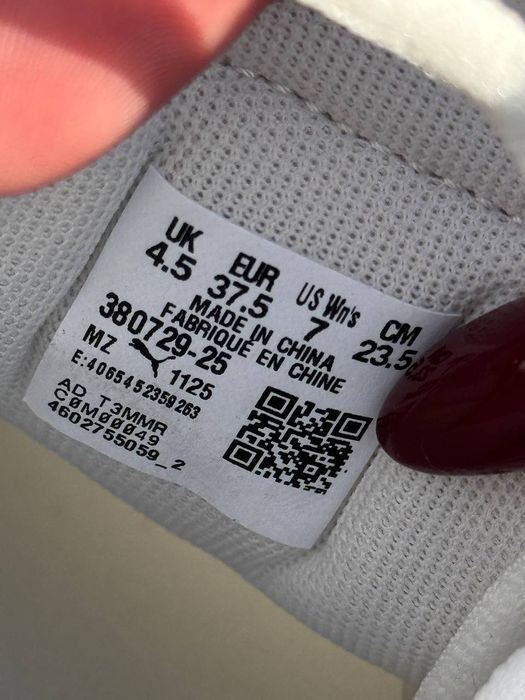 Оригінал кросівки Puma бежеві 380729-25 US 9 25.5 US 10 см весна літо